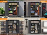 73'' Tall Metal Tool Storage Cabinet, with Ample Storage Space for Garage,Warehouse,Garden,Office, W3387P351629
