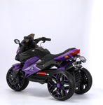 ZUN Kids Motorcycle Ride-On Motorcycle 3-Wheels Battery Powered Motorbike Rechargeable 12 V kids ride on W1760P252041