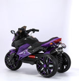 ZUN Kids Motorcycle Ride-On Motorcycle 3-Wheels Battery Powered Motorbike Rechargeable 12 V kids ride on W1760P252041