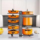 2 Pack Pot and Pan Rack, Pot Rack Organizers, Kitchen Organization & Storage Rack, Adjustable Pot 64091189
