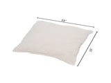 Distinctive Cotton Canvas Hanging Rope Chair with Pillows Beige 62938051