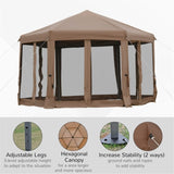 ZUN Pop Up Canopy Party Tent -AS （Prohibited by WalMart） 92959418