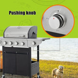 Propane Grill 4 Burner Barbecue Grill Stainless Steel Gas Grill with Side Burner, 46,500 BTU Outdoor W3212P279748