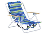 Folding Beach Chair Set of 2 for Adults, 4 Position Portable Backpack Foldable 58603294