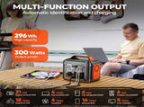 Powerbank 300w Portable Power Station with 60w Solar Panel for Camping Solar Generator 296Wh 20062214