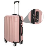 3-in-1 Multifunctional Large Capacity Traveling Storage Suitcase Luggage Set Rose Gold 05651947
