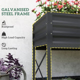 ZUN Garden Bed、 Galvanized Planter 96511418