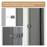 276" x 71''Retractable Side Awning, Waterproof & UV-Resistant, Privacy Screen Divider Roll Up W419P286393