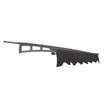 ZUN DA5934W Series Door Window Awning Canopy Made of 0.137 Inch Thick Crystal Solid Polycarbonate Sheet W2205P180066