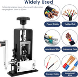 Manual Wire Stripping Machine for 0.04"-1" Scrap Copper Recycling, Drill-Powered Portable Wire 93542330