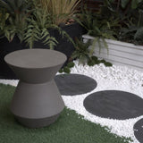 Decorative Garden Conner Table,18.1" H Modern Heavy Duty Patio Sturdy Faux Terrazzo Accent Table W2734P194115