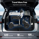 Electric Wheelchairs for Adults,20 Miles Long Travel Range with 2 Lithium Batteries All Terrain 50272342