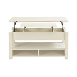 ZUN Lift Top Coffee Table, Multi-Functional Coffee Table with Open Shelves, Modern Lift 96345924