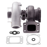 ZUN Upgraded GT35 GT3582 GT3540 T3 AR.70 AR.63 FLOAT BEARING TURBO CHARGER 600HPS COMPRESSOR 86393678