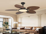 52inch Tropical Palm Leaf Ceiling Fan with Lights & Remote Control W2878P333281