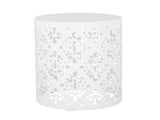 Outdoor Metal end Table -Large 73605.00WHI