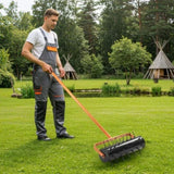 17-inch Lawn Aerator, Rolling Aerator Lawn Tool, Heavy Duty Lawn Aerator Tool, Grass Aerator & 87645449