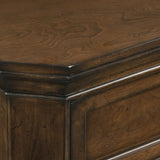 Maderne Traditional 3-Piece Wood Bedroom Set with Queen Size Panel Bed and Two Nightstands T2574P204909