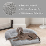 ZUN Dog Bed Large Sized Dog, Fluffy Dog Bed Couch Cover, Calming Large Dog Bed, Washable Dog Mat for 15662466