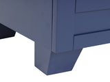 30" Blue Bathroom Vanity with Ceramic Sink - Soft-Close Drawers, Solid Wood Frame, Multi-Organizer W2896P344081