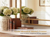 36x24 Inch Decorative Wall Mirror with Sturdy Metal Frame, Modern Accent Mirror for Bathroom Hallway 41613943