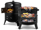 80*41*48cm Iron Spray Smoker Carbon Grill Black 98286181