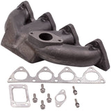 ZUN Cast Iron T3/T4 Turbo Exhaust Manifold For Honda Civic 1988-2000 B16 B18 Engine 96600481