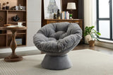 Oversized Swivel Accent Chair, 360 Swivel Barrel Chair, Papasan Chair for Living Room Bedroom W1752P172292