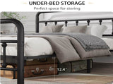 Metal Bed Frame,Full Size Bed Frame with Headboard,Structurally Stable, Under Bed Storage,No Box W311P388949