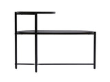 Round Coffee Table with Storage Tray 2 Tier Oval End Tables Wooden Small Side Table for Living Room 92560244