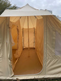 SAM&HAIBEI 6 Persons Tent Bell Tent Glamping,4 Seasons Yurt Tent for Camping, Heavy Cotton W2967P229852