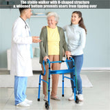 Blue walking aid foldable 01643047