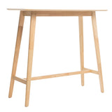 Wood Bar Table, Natural Oak Finish, 17.72 in x 47.24 in x 42.01 in 58918.00OAK
