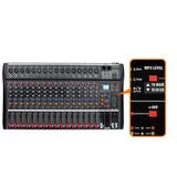 Digital 16-Channel Mixer Sound Board Console Wireless Live Studio Audio Mixer Power Mixing USB 04273385