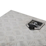 24" Aluminum Under Body Toolbox 5 Bar Tread Silver 25580335