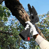 3-in-1 Cordless Electric Pole Saw & Mini Chainsaw & Grass Trimmer Kit with Adjustable Length 2Pcs 17963644