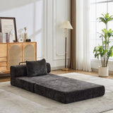 Compression Sofa,Convertible Floor Sofa Bed with Fixed-Shape Frame,Single Seater Boneless Modular 55534022