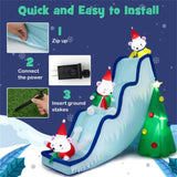 9 Feet Christmas Decoration Inflatable Polar Bear Slide Scene Decoration 27211841