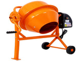 Cement Mixer, 3 Cu. Ft Electric Concrete Mixer Machine, 110v AC Motor Portable Power Cement Mixers W46583822
