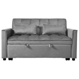 Convertible Sofa Bed,3-in-1 Pull Out Couch Bed with Reclining Backrest and Pillows,Sofa Bed Chair W2941P306500
