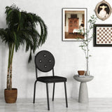 4-piece bar stools, faux leather dining chairs with waterproof surface and metal legs, easy to W2167P206039