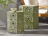 Outdoor ELIANA SIDE TABLE,2 PCS 69740.00CGRN
