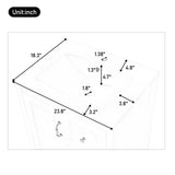 24 inch Bathroom Vanity with Sink, One Cabinet with Soft-closing Door, 3 Soft-closing Drawers, Retro N759P292551B