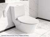 Electric Cushion Toilet Seat, Warm Water with Air Dryer, Heated Seat with Sensor and Slow Closing 29379418