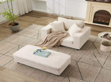 Chaise Lounge Chair with Removable Ottoman Accent Sofa Bed Upholstered Sleeper Couch Bed with W1170P353046