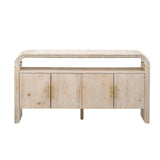 ZUN U_STYLE Elegant Console Table with Treated Fir Veneer,Suitable For Entryway, Hallway, Living Room, N711P216233A