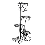 ZUN Indoor Outdoor 5-Tier Shelves Patio Plant Holder Outdoor Displaying Plants Flowers 51317415