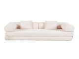 cream color sofa for living room apartment bedroom and compact room, Upholstered sectional Couch W2603P376361