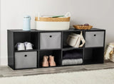 8 Cube Storage Organizer, Black 39439543