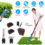 ZUN 3 In 1 Multifunctional Mini Hedge Trimmer & Grass Shear Electric Cordless Handheld Hedge Trimmer 64258016